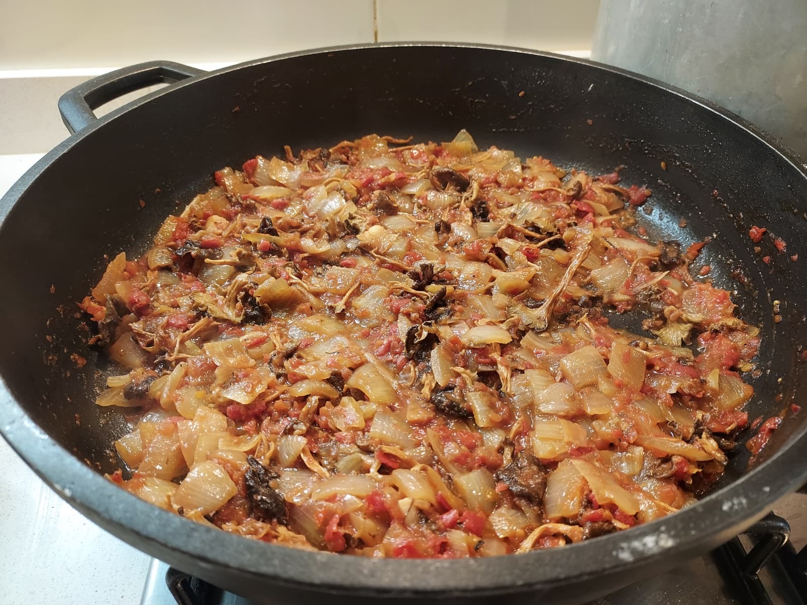 Fricandó de vedella amb bolets